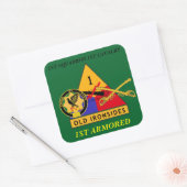 1E SQUADRON 1E CAVALERIE 1E PANTSERING STICKERS (Envelop)