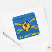 1E SQUADRON 1E CAVALERIE 1E PANTSERING STICKERS (Envelop)