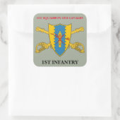 1E SQUADRON 4E CAVALRY 1ST INFANTRY STICKERS (Tas)