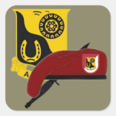 1E SQUADRON 91E CAVALERIE 173D STICKERS IN DE LUCH (Voorkant)