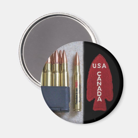 1e SSF Special Service Force Devils Brigade Vets Magneet (Voorkant / Achterkant)