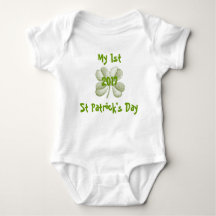 1e St Patrick's Day Onsie voor baby