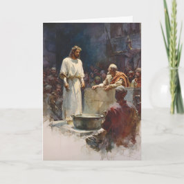 1e Statie van de Kruisweg - Jezus wordt ter dood v Kaart