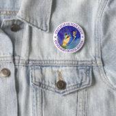 1E STER RECHTS VAN JE, RECHTDOPEN TOT DE OCHTEND RONDE BUTTON 5,7 CM (In situ)
