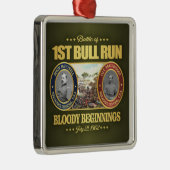 1e stierenloop (FH2) Metalen Ornament (Rechts)