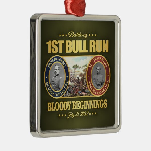 1e stierenloop (FH2) Metalen Ornament (Rechts)