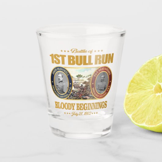 1e stierenloop (FH2) Shot Glas (Voorkant)