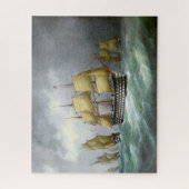 1e stoom slagschepen 1884 legpuzzel (Verticaal)