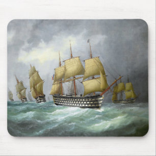 1e stoom slagschepen 1884 muismat