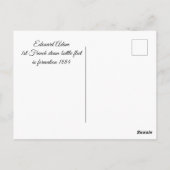 1e stoomslagschepen 1884 briefkaart (Achterkant)