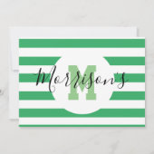 1e Sweet Frog Verjaardag Party Boy First Kaart (Achterkant)