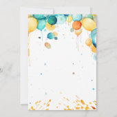 1e teddybeer picknick kaart (Achterkant)