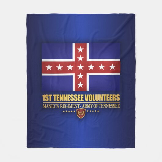1e Tennessee Infantry (F10) Fleece Deken (Voorkant)