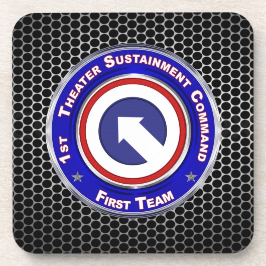 1e theaterduurzaamheidscommando bier onderzetter (Voorkant)