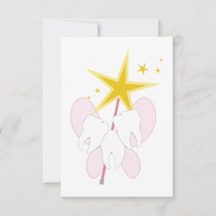 1e Tooth Fairy Visit Bedankkaart