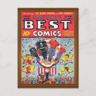 1e uitgave Amerika's Best Comics Hoesje Briefkaart