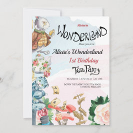 1e uitnodiging op zaterdag | Tea Party