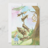 1e uitnodiging op zaterdag | Tea Party (Achterkant)