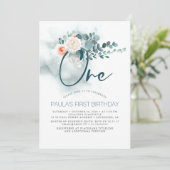 1e uitnodiging voor verjaardagsfeestje (Staand voorkant)