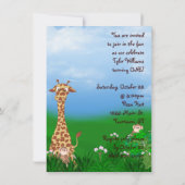 1e uitnodiging voor verjaardagsfeestje (Achterkant)