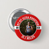 1e Ultra Marathon Hardlopen Eerste Renner Sport Ronde Button 5,7 Cm (Voorkant /achterkant)