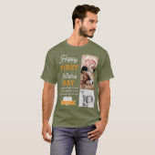 1e Vaderdag 3 foto T-shirt (Voorkant volledig)