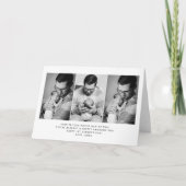 1e Vaderdag Gevouwen Wenskaart (Voorkant)