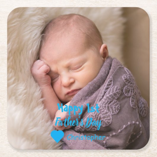 1e Vaderdag Kartonnen Onderzetters (Voorkant)