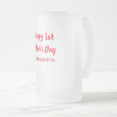 1e Vaderdag Matglas Bierpul (Voorkant rechts)