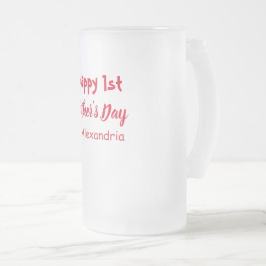 1e Vaderdag Matglas Bierpul (Voorkant rechts)