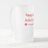 1e Vaderdag Matglas Bierpul (Voorkant links)