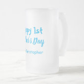 1e Vaderdag Matglas Bierpul (Voorkant rechts)