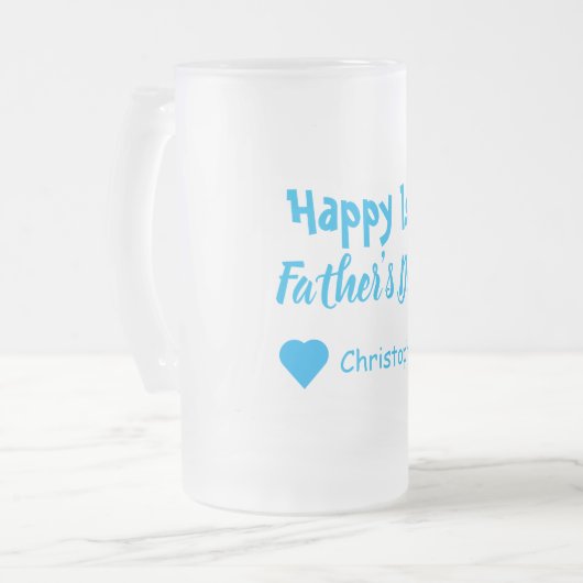 1e Vaderdag Matglas Bierpul (Voorkant links)