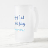 1e Vaderdag Mok voorgekookte glazen bier (Voorkant rechts)