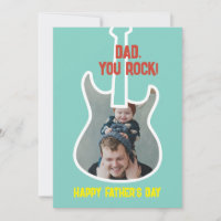 1e Vaderdag pa You Rock Funny Guitar Player