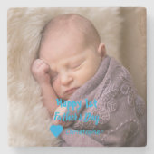 1e Vaderdag Stenen Onderzetter (Voorkant)