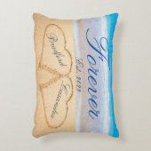 1e Valentijnsdag / jaar, aandenken aan jubileum Accent Kussen (Voorkant(Verticaal))