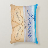 1e Valentijnsdag / jaar, huwelijksherinnering Accent Kussen (Voorkant(Verticaal))