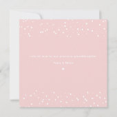 1e Valentijnsdag meisje roze olifant Valentijns Kaart (Achterkant)