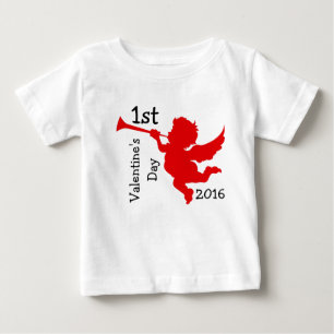 1e Valentijnsdag t-Shirt Sjabloon