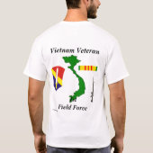 1e veldkracht W T-shirt (Achterkant)