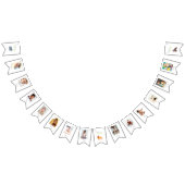 1e verjaardag 12 maanden foto Bunting Banner (Alle)