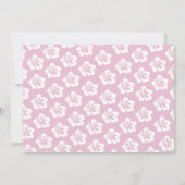 1e verjaardag 1 Aloha tropische fotopartij nodigt  Kaart (Achterkant)