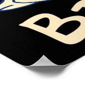 1e verjaardag  | 1 jaar Baby | Baby Cadeau Poster (Hoek)