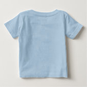 1e verjaardag Aangepaste trein T-shirt (Achterkant)