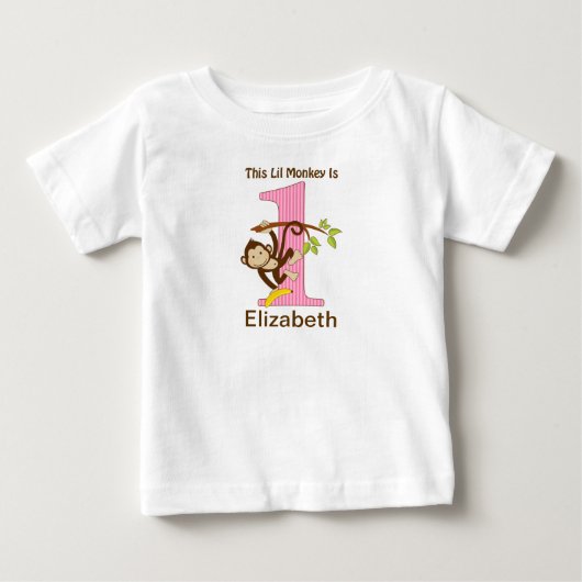 1e verjaardag Aapje Roze (Voorkant)