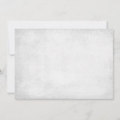 1e Verjaardag Baby Het is koud buiten Uitnodiging (Achterkant)