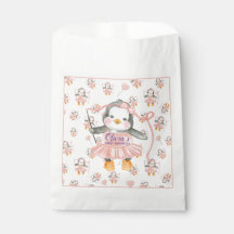 1e verjaardag Ballerina Penguin Roze