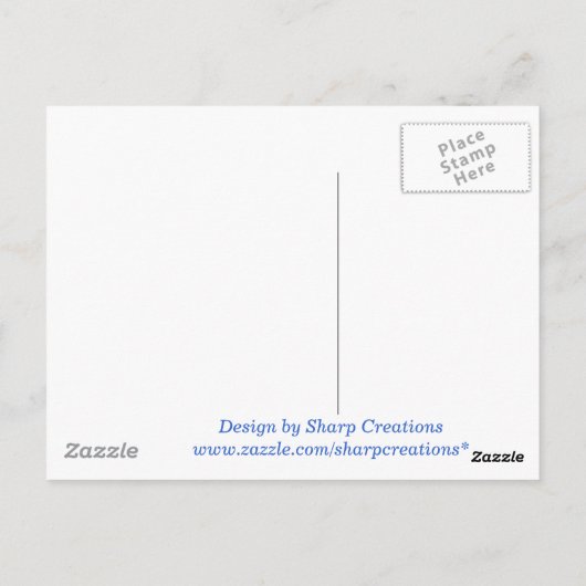 1e verjaardag  briefkaart (Achterkant)