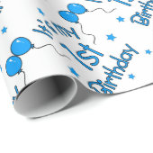 1e verjaardag  cadeaupapier (Rol Hoek)